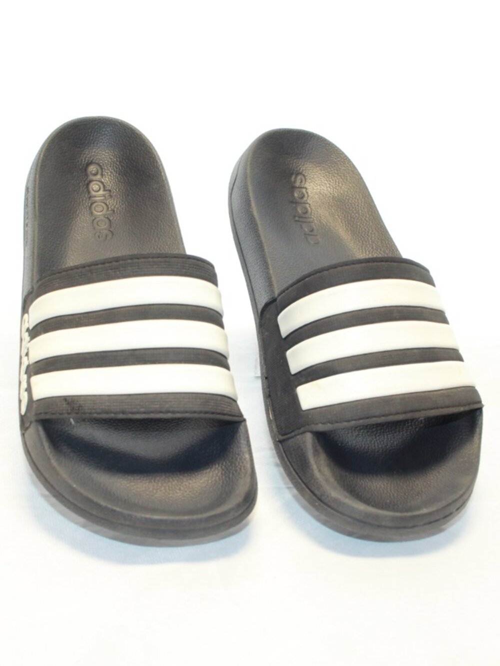 Adidas Size Men 8 Black & White Adilette Shower Slide Comfort Sandals - AQ1701